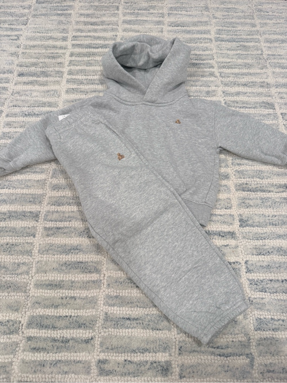 GAP Kids Light Gray Hoodie and Jogger Set